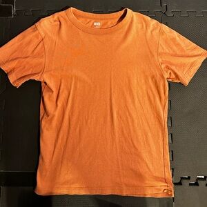 Uniqlo tshirt, size small, orange